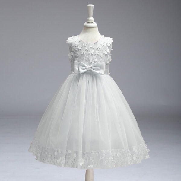 Summer Skirt Kids Girls Princess Tutu Flower Children Wedding Dress Wholesale Show Skirt - Image 3