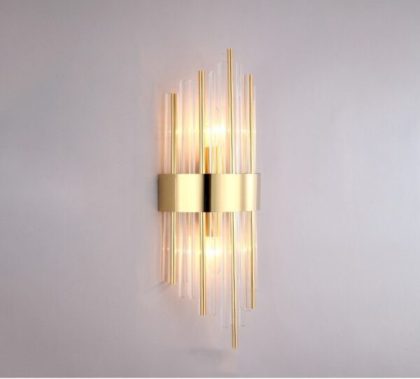 Modern Living Room Light Luxury Crystal Creative Wall Lamp - Image 9