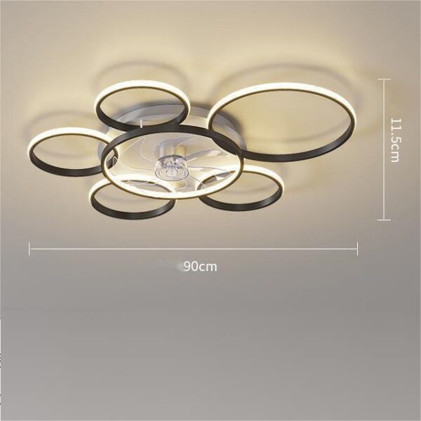 Ceiling Suction Living Room Bedroom Fan Light - Image 3