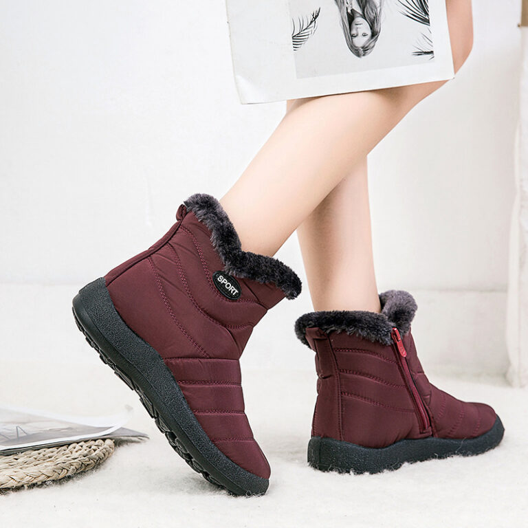 Winter Fashion Plus Size Women Plus Velvet Long Snow Boots - Image 8