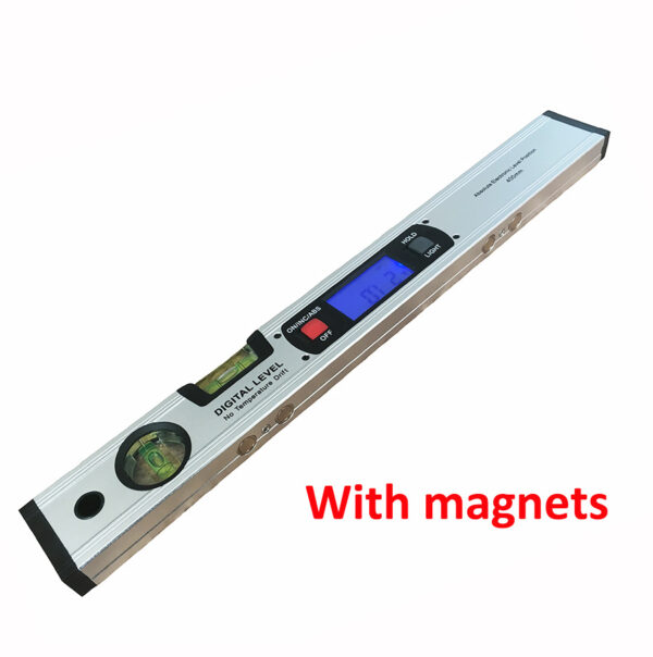 Magnetic angle meter, angle ruler, digital display level ruler, electronic level ruler, digital slope meter, 400MM angle ruler water. - Image 2