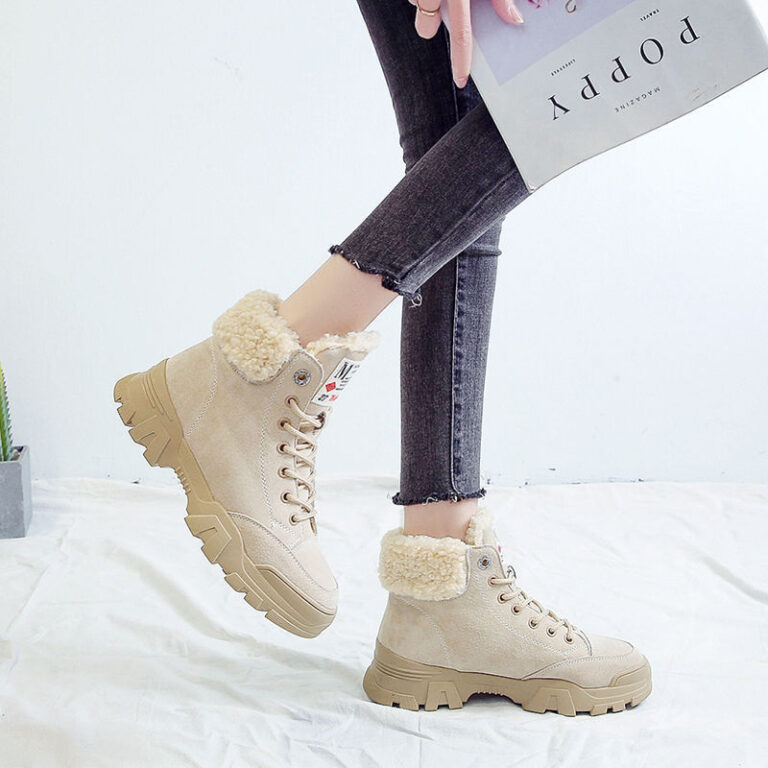 Plush thick cotton shoes - Image 4