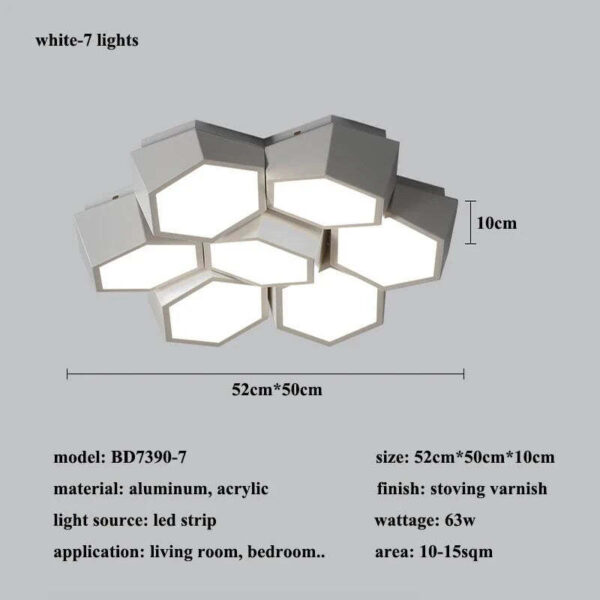 Bedroom Living Room Main Lamp Ceiling Led Ceiling Lamp - Image 3