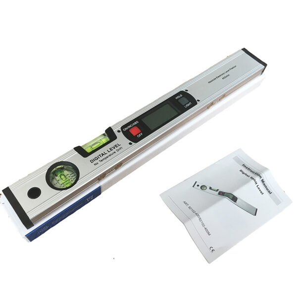 Magnetic angle meter, angle ruler, digital display level ruler, electronic level ruler, digital slope meter, 400MM angle ruler water. - Image 4