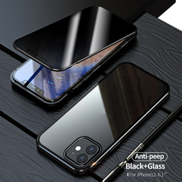 Magnetic Privacy Glass Case Anti-Spy 360 Protective - Image 4