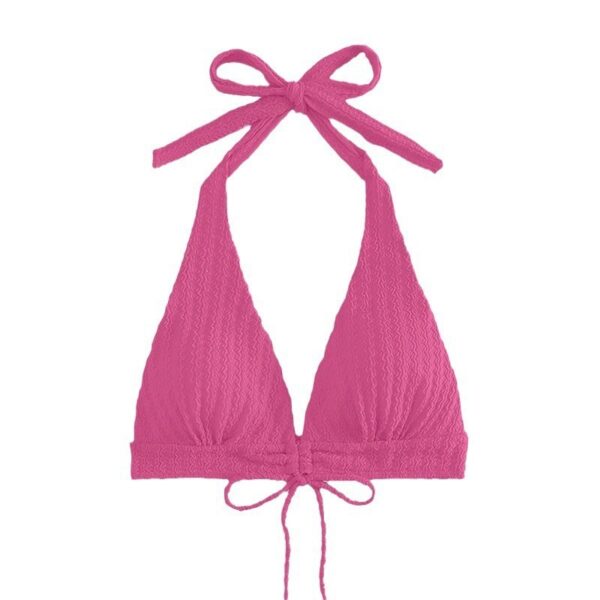 Lace-up Bikini Swimsuit Vacation Top - Image 3