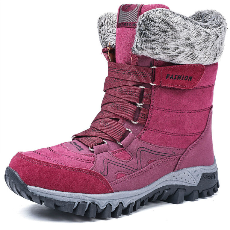 Snow boots high-top plus velvet padded non-slip cotton boots - Image 8