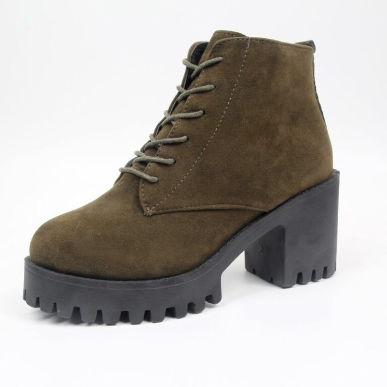 Autumn And Winter British Style Women's Shoes With Thick Heel Ankle Boots - Image 5