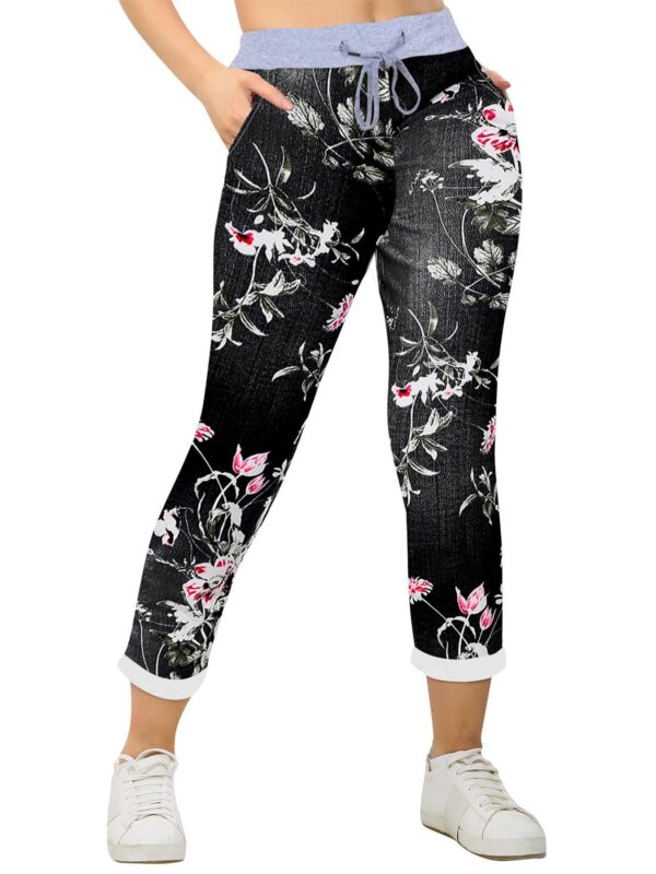 Spring And Summer New European And American Printing Casual Magic Jogger Pants - Image 6