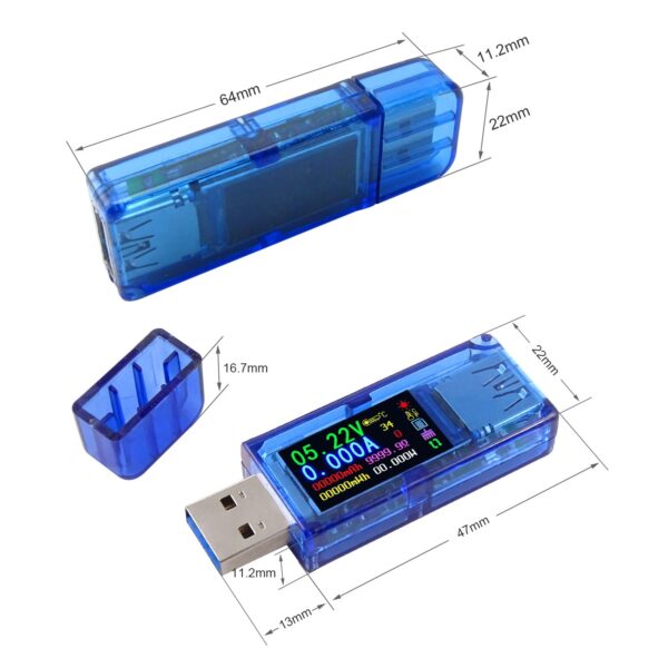 AT34 Digital Voltmeter USB Charger Detection Instrument - Image 7