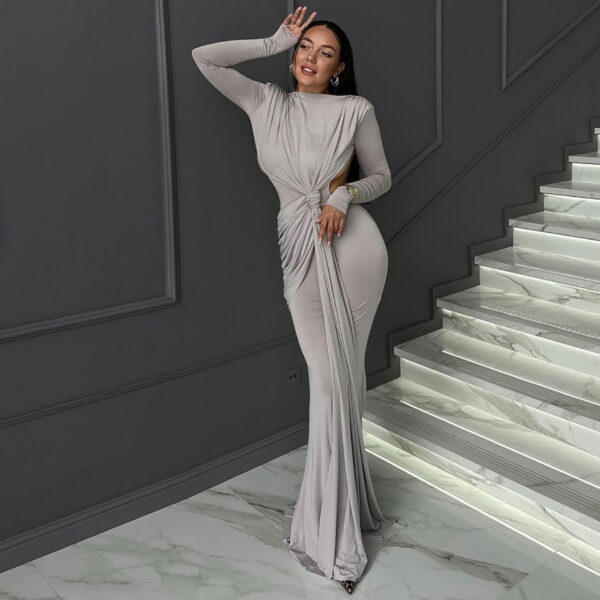 Women's Long Sleeve Slimming Dress - Image 6