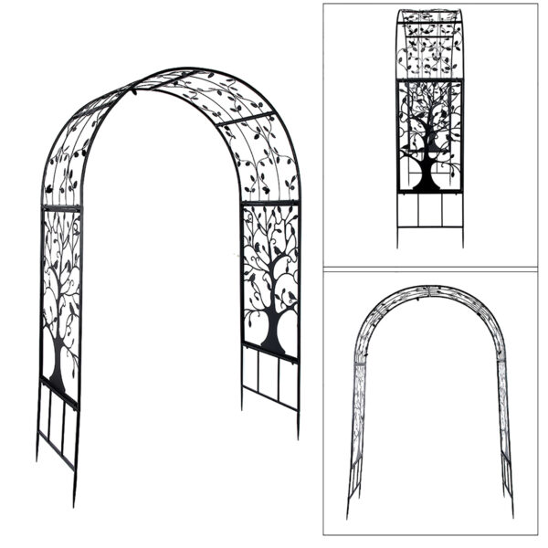 Outdoor Garden Arch Plant Climbing Rack Trellis for Party Wedding Ceremony Decoration - Image 4