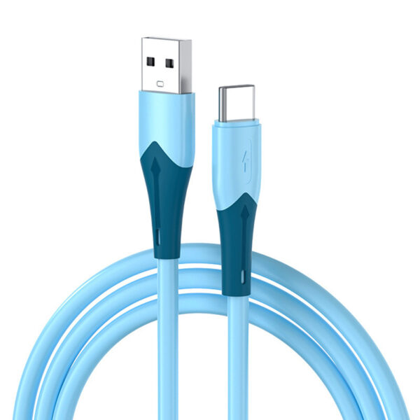 Jane Type-C Liquid Silicone Data Cable Suitable For Mobile Phone Over Fast Charge Line Huawei Xiaomi Glory Charging Cable - Image 2