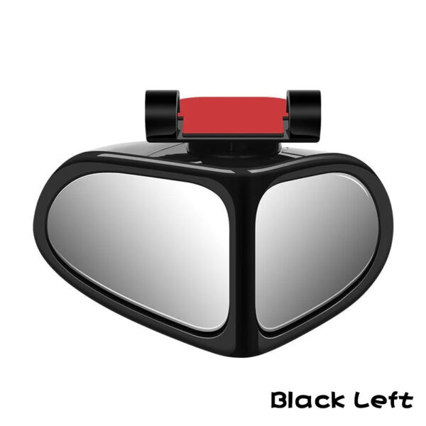 Car Reversing Small Round Mirror Front And Rear Wheel Wide-Angle Mirror Double-Sided Auxiliary Rearview 360 Adjustable Wide Angle Side Rear View Mirror For Car - Image 6