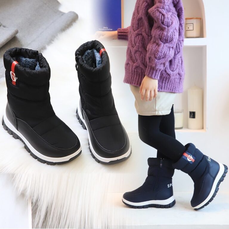 Boys Warm Cotton Shoes Umbrella Snow Boots - Image 2