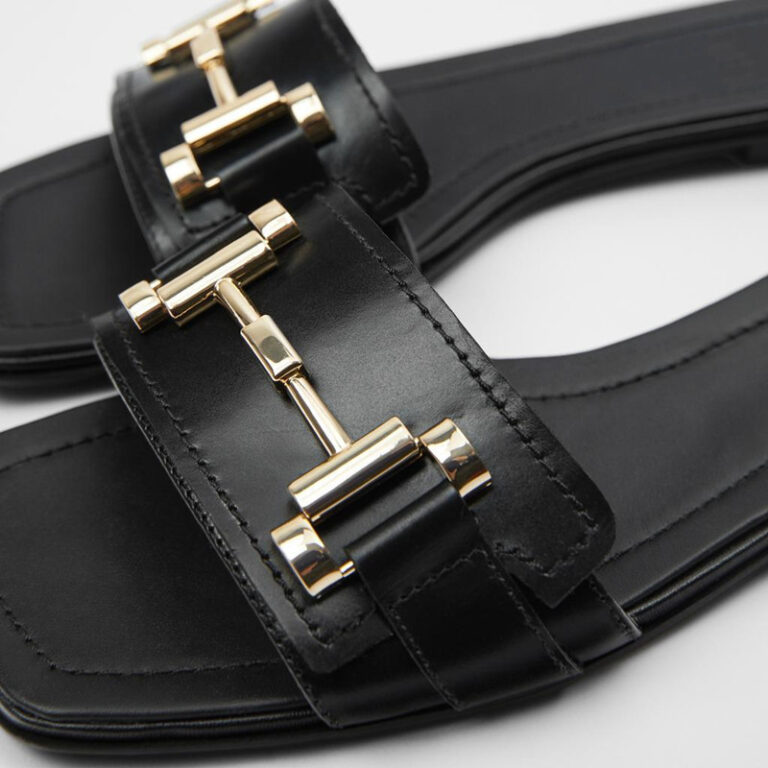 Cow leather sandals Roman style slippers - Image 7