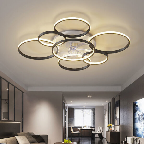 Ceiling Suction Living Room Bedroom Fan Light - Image 4