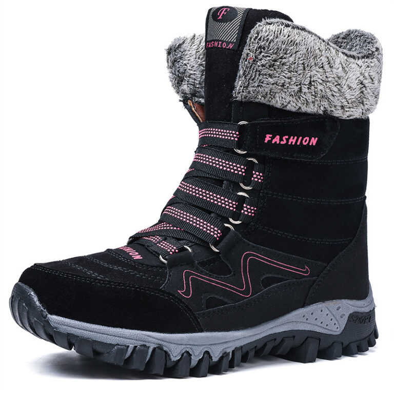 Snow boots high-top plus velvet padded non-slip cotton boots - Image 4