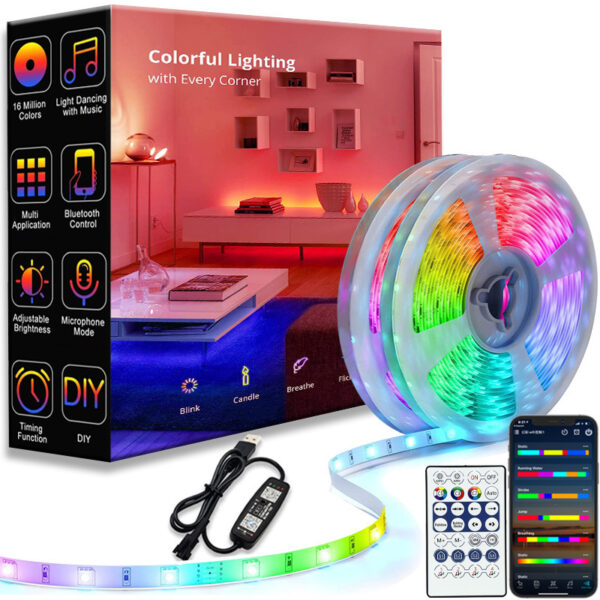 RGB Color-changing 5V Magic USB Light Strip - Image 4