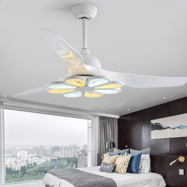 Nordic Modern Simple Frequency Conversion Ceiling Fan Light - Image 5