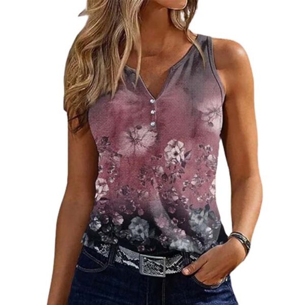 Color Vest Fake Style Casual Sleeveless Sling Top - Image 2