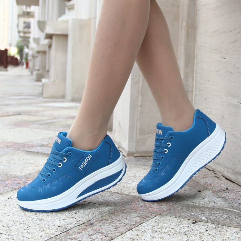 Thick-Soled Surface Swaying Shoes Breathable Sports Casual Shoes - Image 4