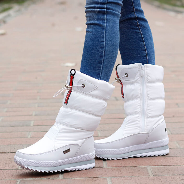 New winter antiskid warm and thickened snow boots - Image 4