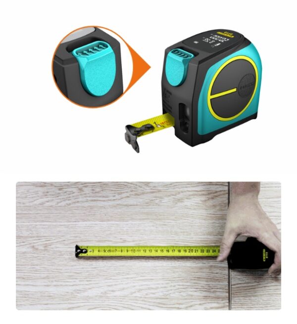 2 In 1 Laser Tape Measure Tool Electronic Distance - Image 2