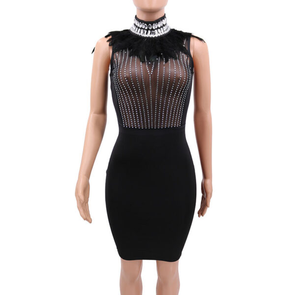 Bandage beads evening dress - Image 6