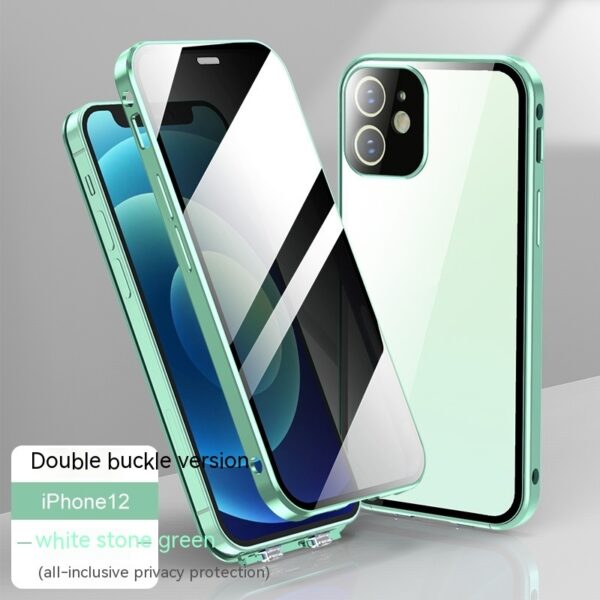 New Applicable Phone Case Double-sided Buckle Glass Privacy - Image 10