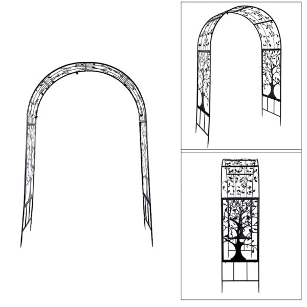 Outdoor Garden Arch Plant Climbing Rack Trellis for Party Wedding Ceremony Decoration - Image 6