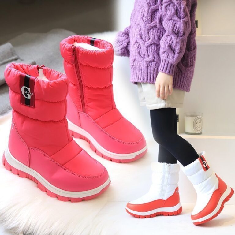 Boys Warm Cotton Shoes Umbrella Snow Boots - Image 4