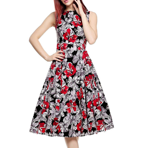 Vintage print dress - Image 7