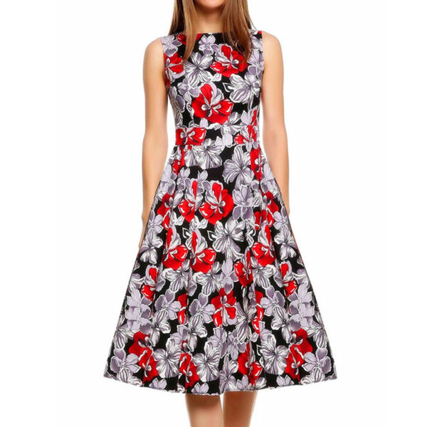 Vintage print dress - Image 8