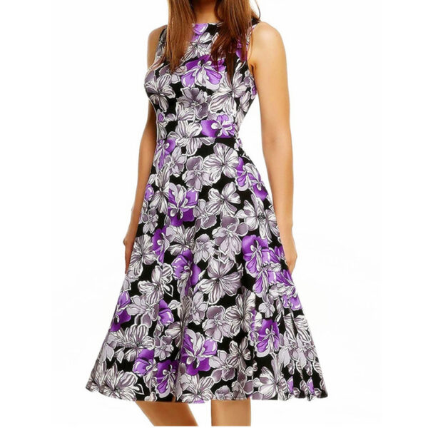 Vintage print dress - Image 5