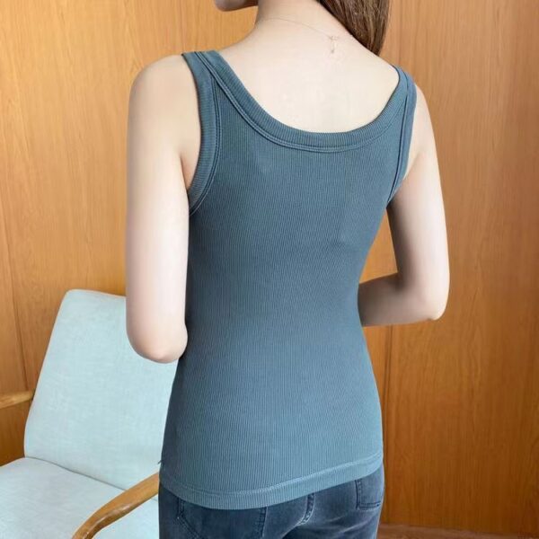 Women's Thermal Vest Fleece-lined Thickened Autumn And Winter - Image 3