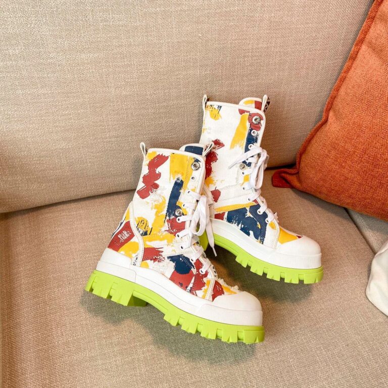 Canvas graffiti boots - Image 8