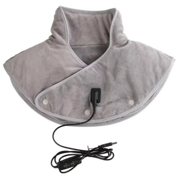 Electric Heating Shoulder Neck Pad Soft Comfortable Thermal Compress Cervical Shawl USB Heated Back Warm Wrap Tool Relief - Image 7