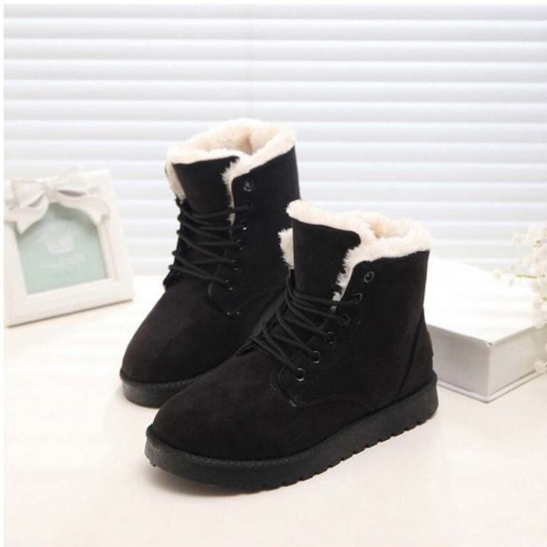 Women's Snow Boots Short Warm Flat Heel Shoes - Image 7