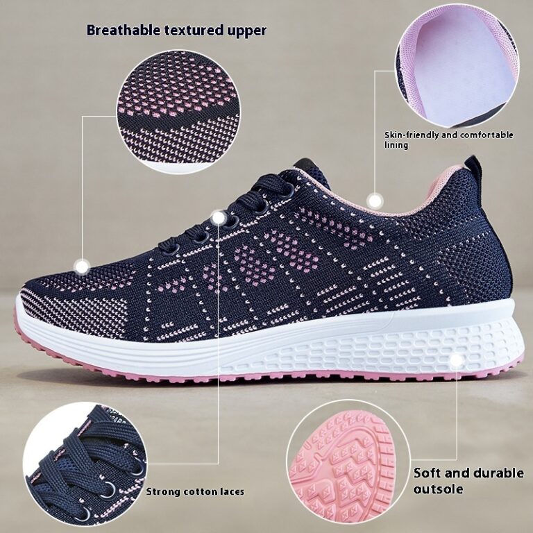 Sneaker Female Delivery Fall Breathable Casual Women's Shoes Wholesale Soft Bottom Running - Image 2