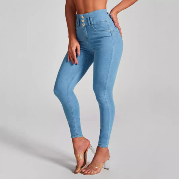 Girls' European And American Ripped Jeans - Image 5