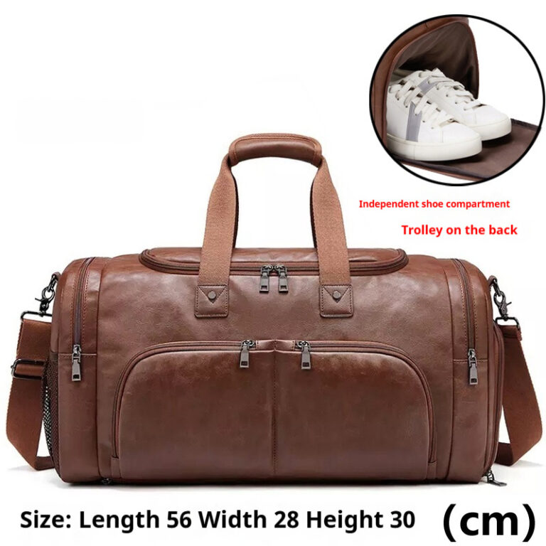 Men's Portable Travel Bag Crossbody Business Short Distance Business Bag Large Capacity - Image 5