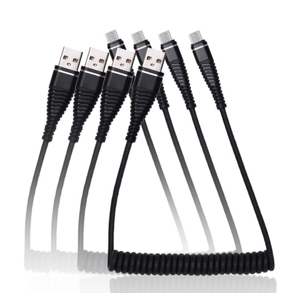 Spring Data Cable Micro USB Android Fast Charging Cable - Image 8