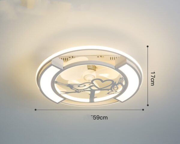 Invisible Electric Fan Lamp Ceiling Lamp - Image 10