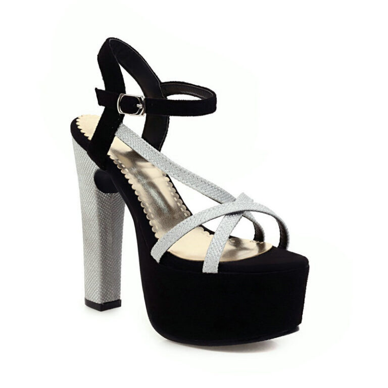 Sexy sandals with waterproof platform buckle - Image 6