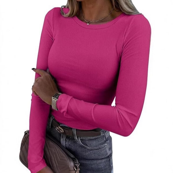 Slim Fit Casual Basic Top - Image 5