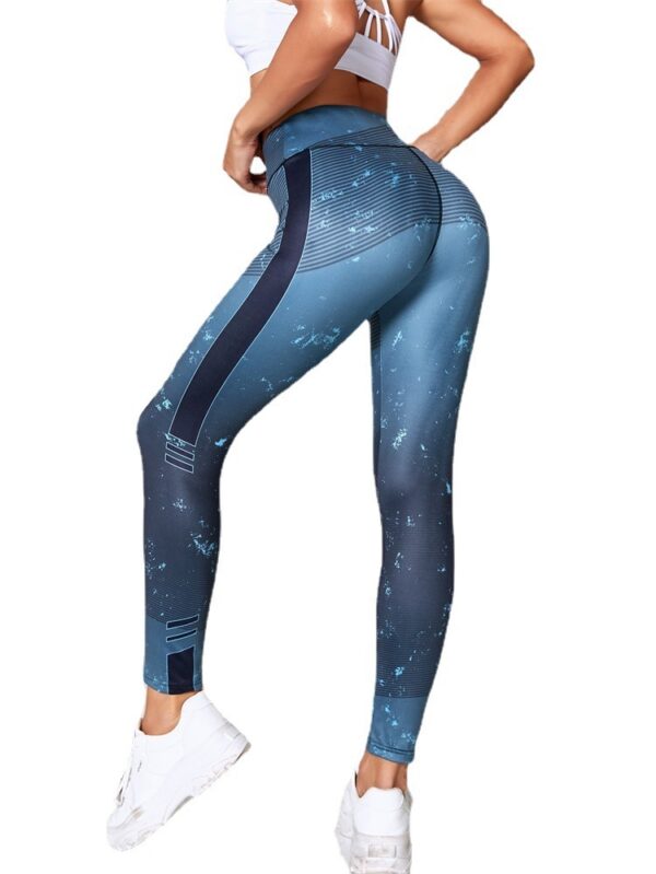 Running Workout Elastic Plus Size Yoga Leggings - Image 4