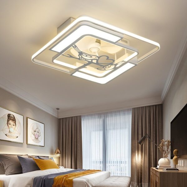 Ceiling Fan Light Thin Living Room Bedroom - Image 6