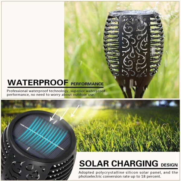 LED Waterproof  Solar Torch Light Lamp Outdoor Landscape Decoration Garden Lawn Light - Image 9