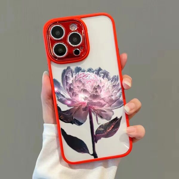 Epiphyllum Suitable Phone Case Pack With Glitter Lens Protector - Image 4